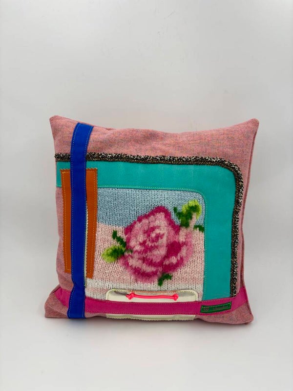 Sier kussen roze