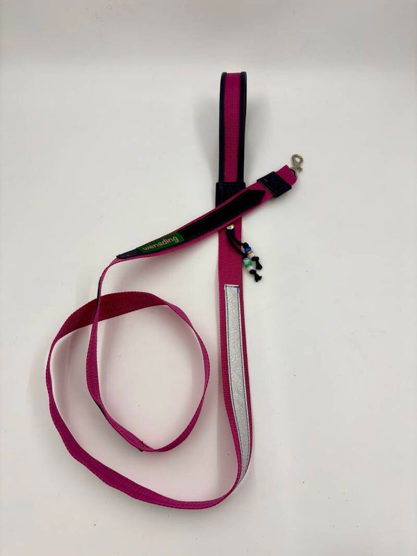 Hondenlijn roze blauw M