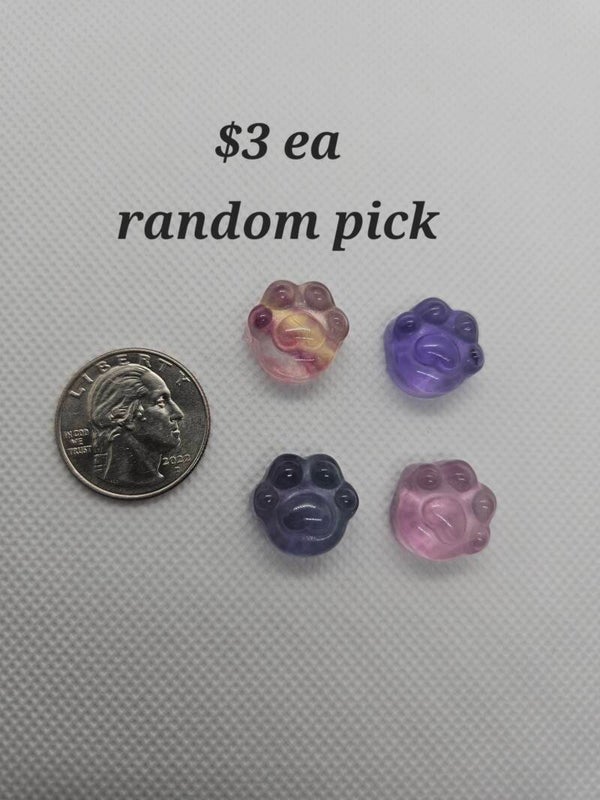 Flourite cat paw (teeny)