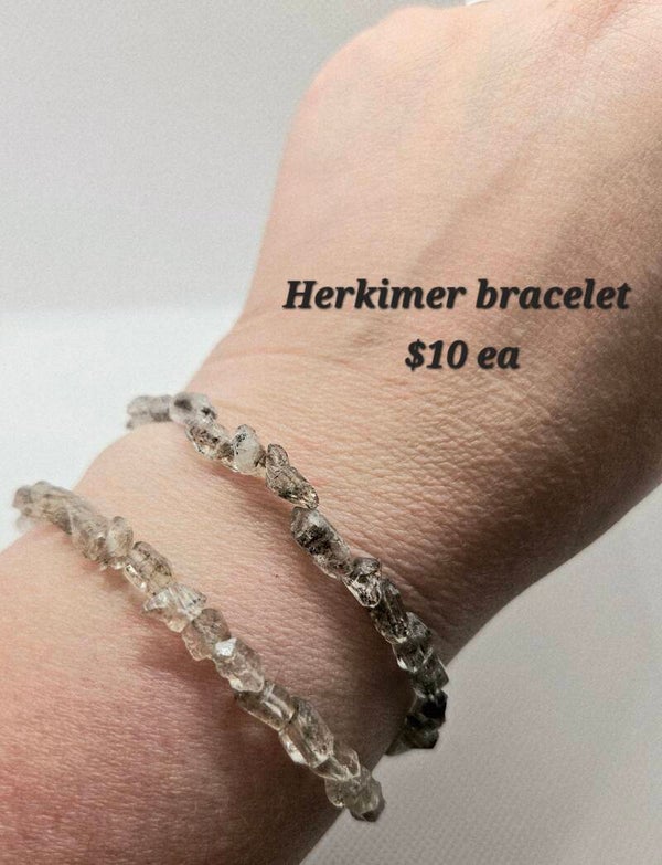 Herkimer bracelet