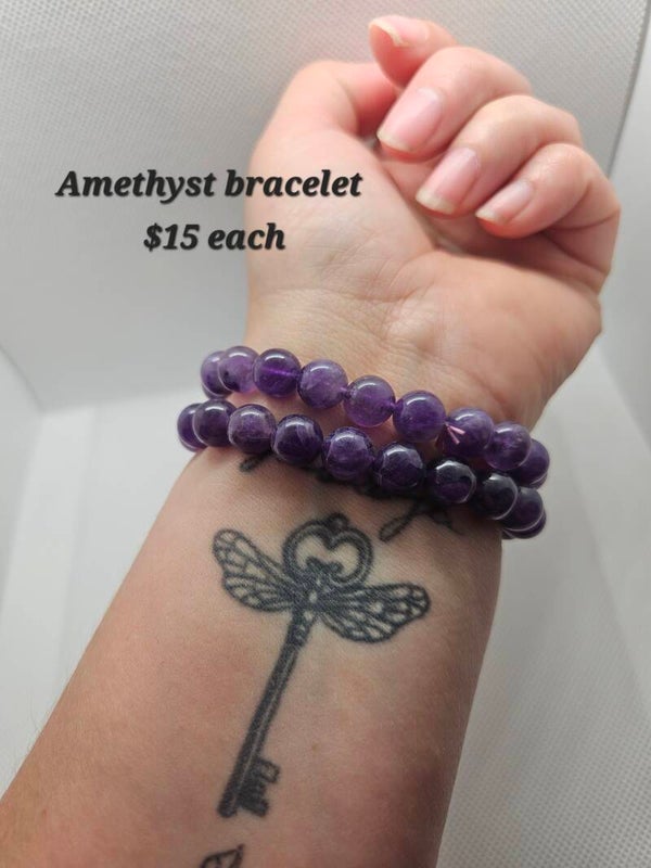 Amethyst bracelet