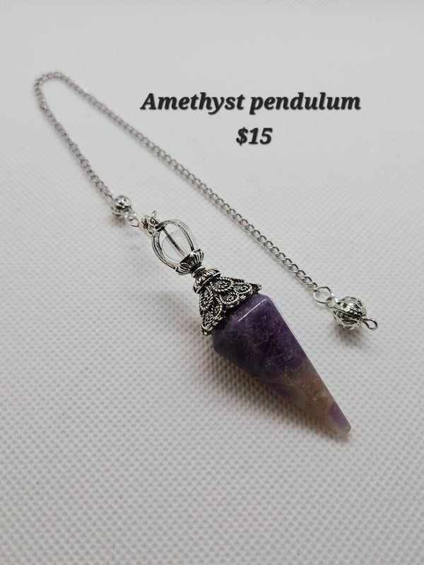Amethyst pendulum