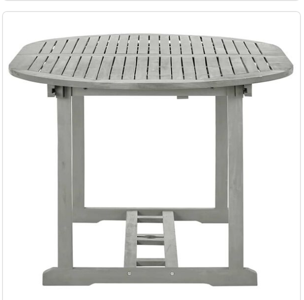 Tuintafel verstelbaar B150/200xD100xH75