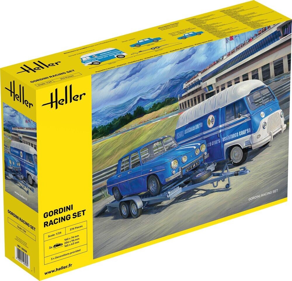 HELLER : REF : 50328 : 1:24 : FRANCE : GORDINI (RENAULT) : Gordini Racing Set