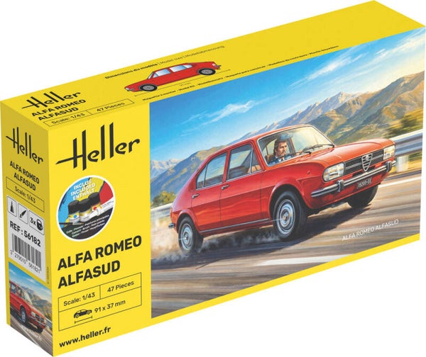HELLER : REF : 56182 : 1:43 : ITALY : ALFA ROMEO : Alfasud (1972-1984) (STARTER KIT)