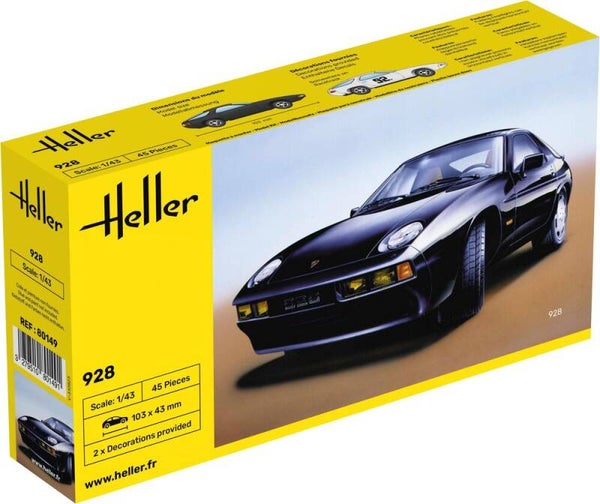 HELLER : REF : 80149 : 1:43 : German : PORSCHE : Porsche 928 (1977-1995)