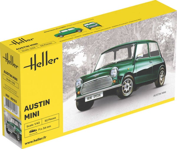 HELLER : REF : 80153 : 1:43 : UK : British Motor Corporation (BMC) : Austin : Mini  (1959-1967)