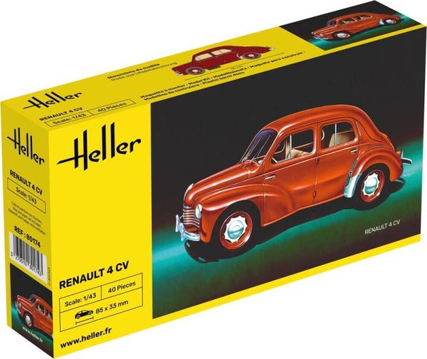 HELLER : REF : 80174 : 1:43 : FRANCE : RENAUT : 4CV (1947-1961)