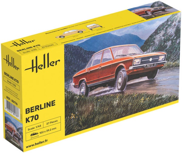 HELLER : REF : 80176 : 1:43 : German VW (AUDI) : K70 (Berline) (1970-1973)