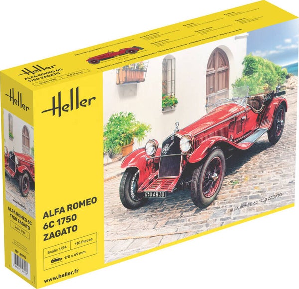 HELLER : REF : 80715 : 1:24 : ITALY : Alfa Romeo : 6C 1750 Zagato  (1929-1933)