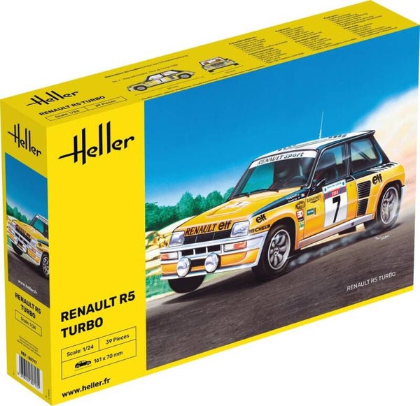 HELLER : REF : 80717 : 1:24 : FRANCE : RENAULT : R5 Turbo (1980-1985)