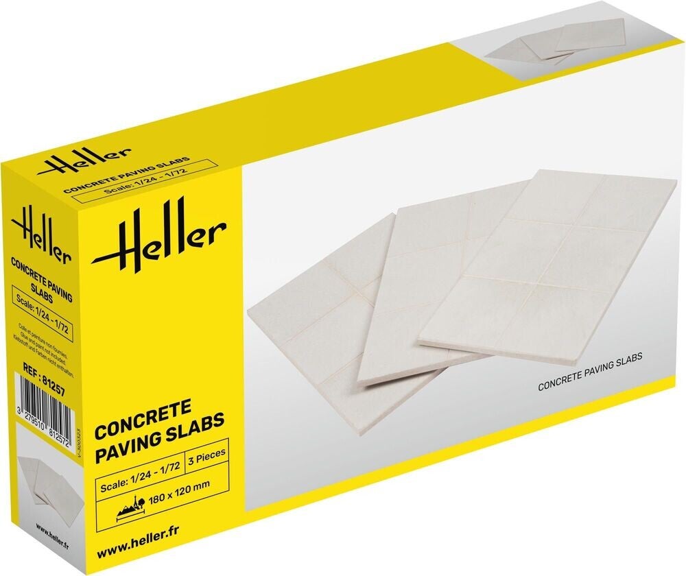 HELLER : REF : 81257 : 1:35 : Concrete Paving Slabs / Dalles de Pavage en Béton