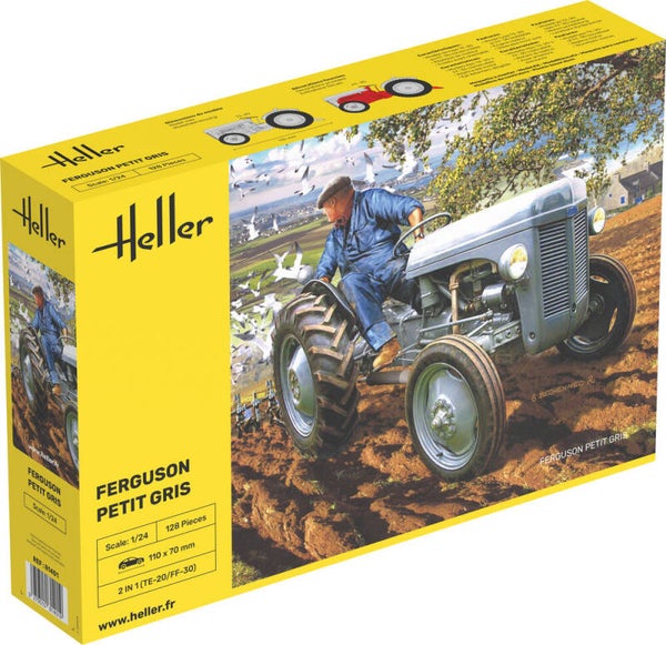 HELLER : REF : 81401 : 1:24 : UK : STANDARD MOTOR COMPANY : Tractor Ferguson ("Petit Gris") (1946-1956)