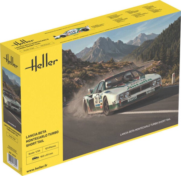 HELLER : REF : 80741 : 1:24 : ITALY : LANCIA : Beta Montecarlo Turbo (Short Tail) (Race Car / Voiture de Course) (1979-1981)