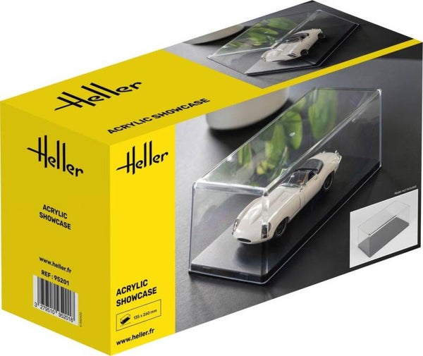 HELLER : REF : 95201 : DISPLAY SHOWCASE (VITRINE) : Acrylic Showcase (For scales: 1/20, 1/24, 1/35, 1/48)