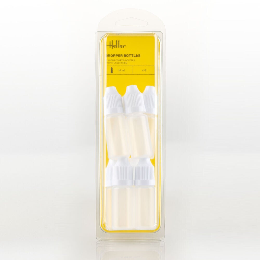 HELLER : REF : 99015 : TOOL / OUTILLAGE : Dropper Bottles (10 ml) / Flacons Compte-Gouttes (10 ml) (8 Pieces)