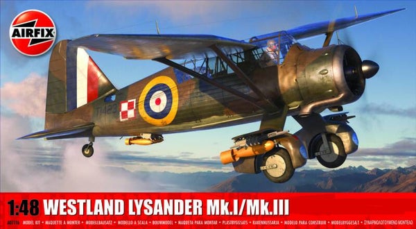 AIRFIX : REF : A07116 : 1:48 : AIRCRAFT KIT : UK (RAF) : WESTLAND LYSANDER : Mk.I/Mk.III