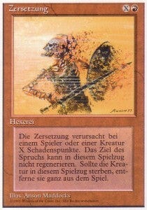 Magic : The Gathering (MTG) : Red Cards (Revised FWB 1995 (Italian))