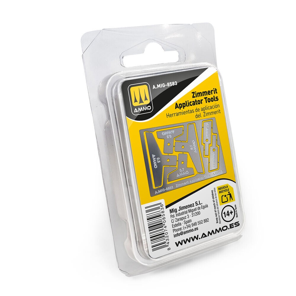 AMMO BY MIG J. : REF : A.MIG-8583 : Zimmerit Applicator Tools / Outils d'Application de Zimmerit