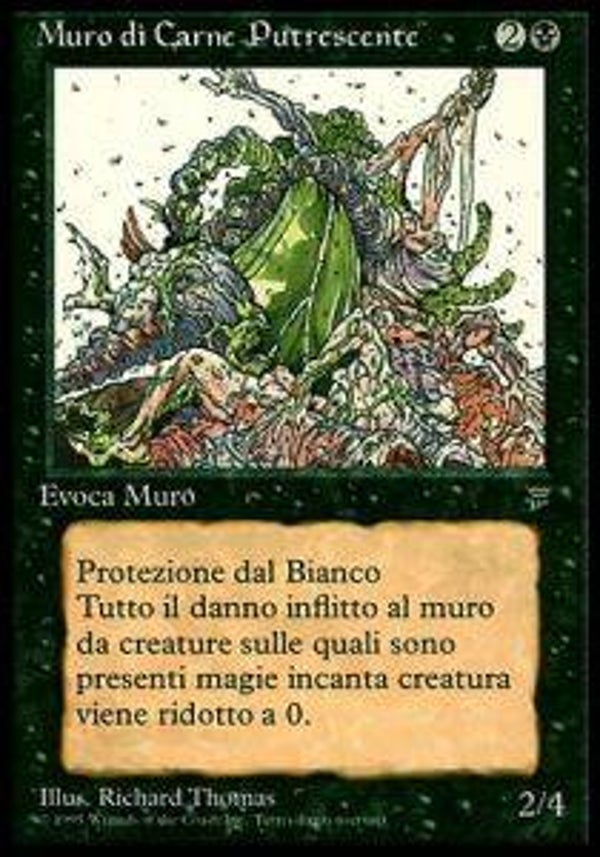 Magic the Gathering (MTG) : Wall of Putrid Flesh - (Legends ITALIAN - 1995) - U