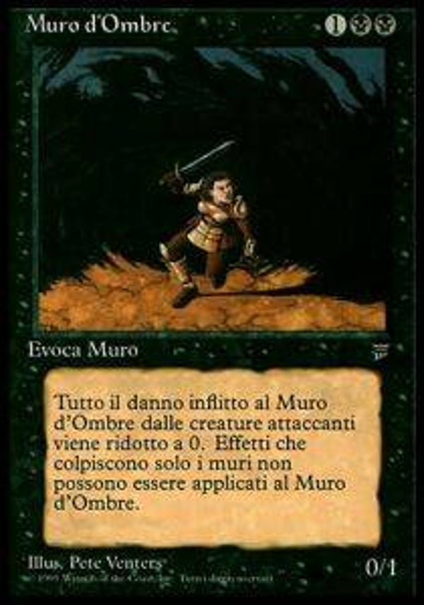 Magic the Gathering (MTG) : Wall of Shadows - (Legends ITALIAN - 1995) - C (SPLD+)
