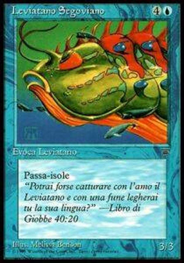 Magic the Gathering (MTG) : Segovian Leviathan - (Legends ITALIAN - 1995) - U (SPLD+)