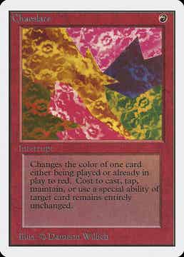 Magic : The Gathering (MTG) : Red Cards (Unlimited Ed. 1993)