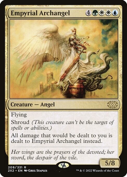 Magic the Gathering (MTG) : Empyrial Archangel (Double Masters 2022 (2X2)) - R