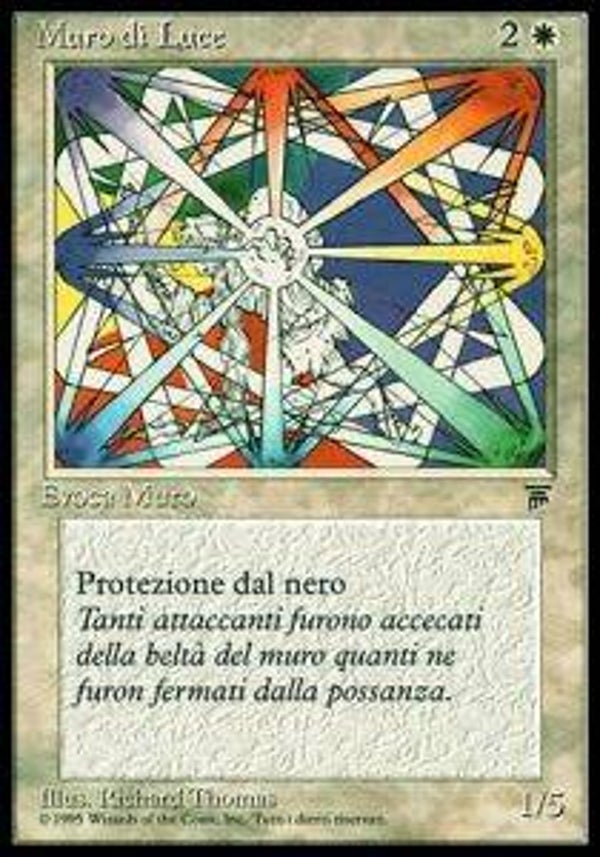 Magic the Gathering (MTG) : Wall of Light - (Legends ITALIAN - 1995) - U