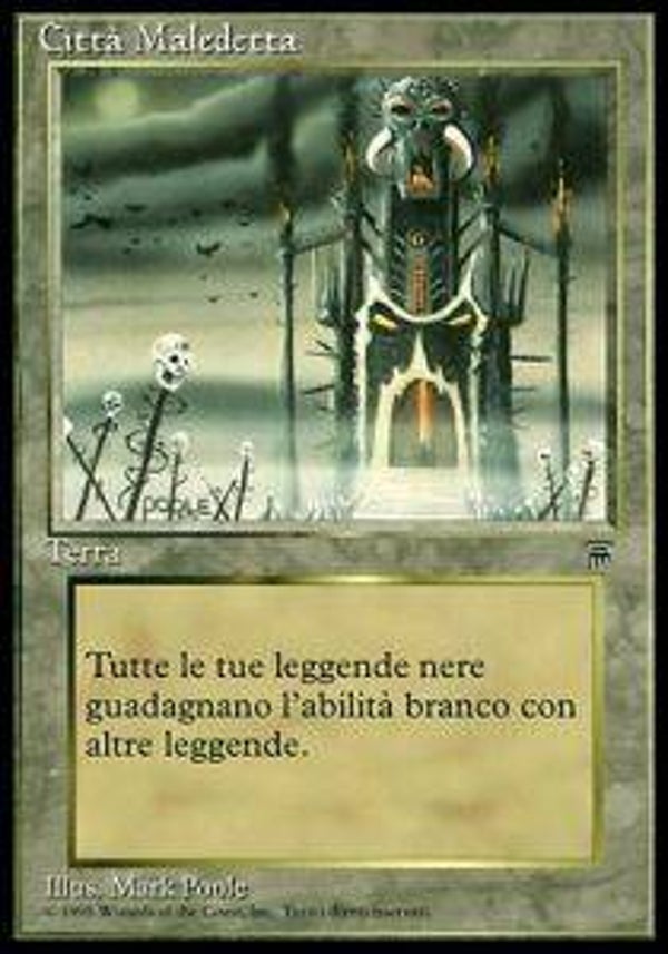 Magic the Gathering (MTG) : Unholy Citadel - (Legends ITALIAN - 1995) - U