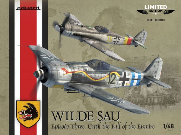 EDUARD : REF : 11199 : 1:48 : AIRCRAFT KIT : German WILDE SAU Episode Three : Until the Fall of the Empire (Fw-190 A-8 / D-9) (DUAL COMBO) (LIMITED ED.)