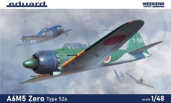 EDUARD : REF : 84216 : 1:48 : AIRCRAFT KIT : JAPAN : MITSUBISHI : A6M5 Zero Type 52a