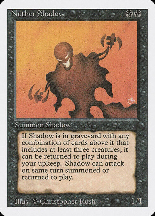 Magic : The Gathering (MTG) : Nether Shadow (Revised ED. US -1994) - R