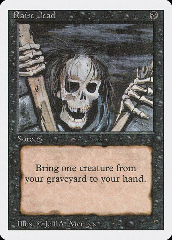 Magic the Gathering (MTG) : Raise Dead (Revised ED -1994) - C