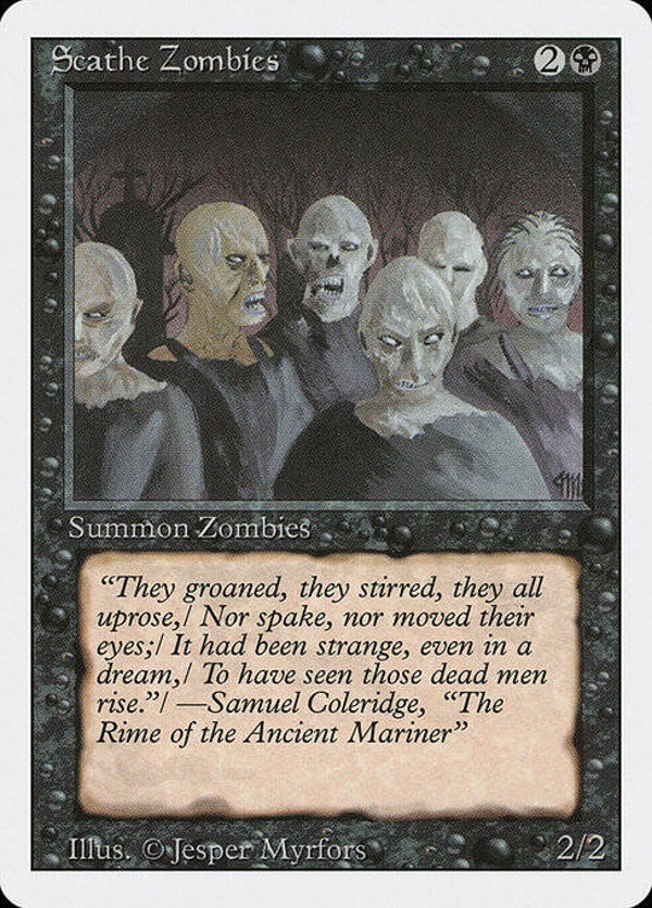 Magic the Gathering (MTG) : Scathe Zombies (Revised ED -1994) - C