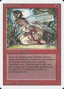 Magic the Gathering (MTG) : Earthbind (Revised ED -1994) - C