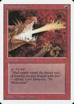 Magic the Gathering (MTG) : Firebreathing (Revised ED -1994) - C
