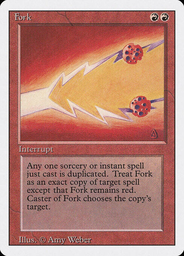 Magic : The Gathering (MTG) : Fork (Revised ED. US -1994) - R  (SPLD-PLD (Back))