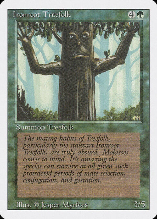 Magic the Gathering (MTG) : Ironroot Treefolk (Revised ED -1994) - C
