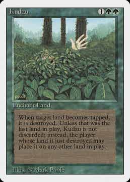 Magic : The Gathering (MTG) : Kudzu (Revised ED. US -1994) - R