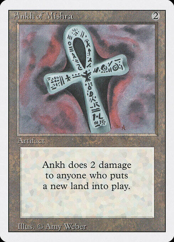 Magic : The Gathering (MTG) : Ankh of Mishra (Revised ED. US -1994) - R