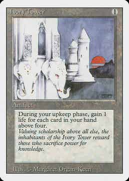 Magic : The Gathering (MTG) : Ivory Tower (Revised ED. US -1994) - R