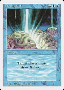Magic : The Gathering (MTG) : Braingeyser (Revised ED. US -1994) - R