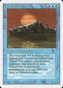 Magic : The Gathering (MTG) : Island Fish Jasconius (Revised ED. US -1994) - R