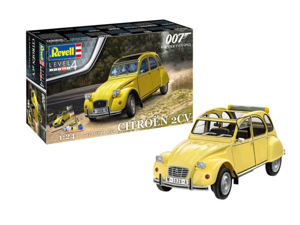 REVELL : REF : 05663 : 1:24 : FRANCE : Citroën : 2 CV ("James Bond" "For Your Eyes Only") (1949-1990)