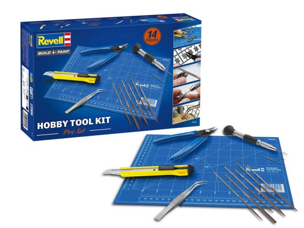 REVELL : REF : 39640 : TOOL SET / SET D'OUTILLAGE : Hobby Tool Kit (PRO) / Kit d'Outils de Loisirs (PRO)