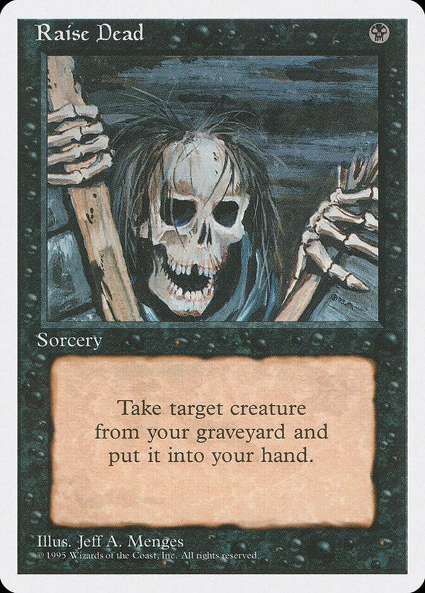 Magic the Gathering (MTG) : Raise Dead - 4Th Alternate - C