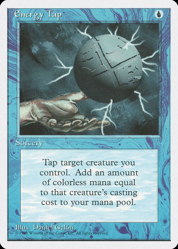 Magic the Gathering (MTG) : Energy Tap - 4Th Alternate - C (SPLD-PLD)