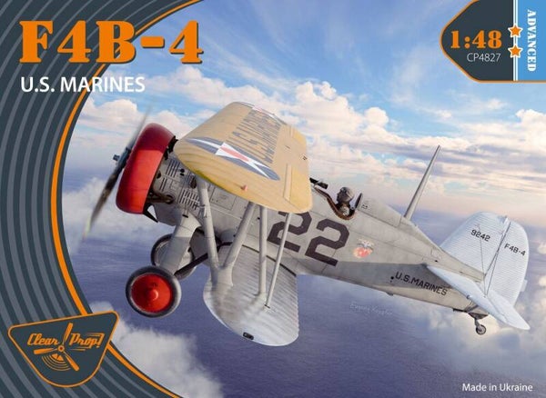 CLEAR PROP MODELS : REF : CP4827 : 1:48 : US : BOEING : F4B-4 (U.S MARINES) (ADVANCED KIT) (1932-1937)