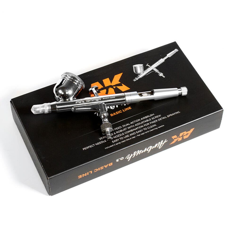 AK INTERACTIVE : REF : AK9000 : AIRBRUSH / AEROGRAPHE : BASIC LINE 0.3